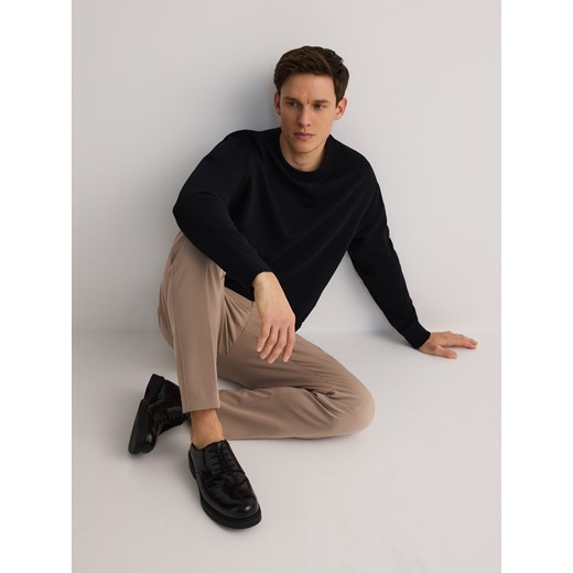 Reserved - Bawełniana bluza oversize - czarny ze sklepu Reserved w kategorii Bluzy męskie - zdjęcie 187297929