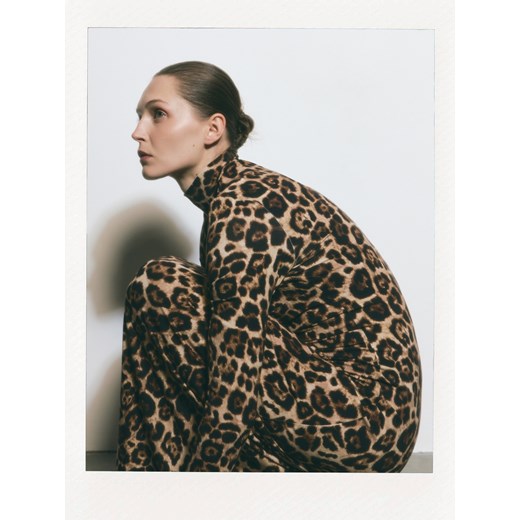 Reserved - Sukienka maxi w panterkę - wielobarwny ze sklepu Reserved w kategorii Sukienki - zdjęcie 187297968