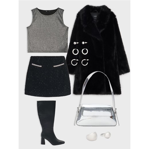 Sinsay - Pierścionki z błyszczącym wykończeniem 2 pack - srebrny - id: 953HM-SLV - marki Sinsay - 187298389 Sinsay - Pierścionki z błyszczącym wykończeniem 2 pack - srebrny ze sklepu Sinsay w kategorii Pierścionki - zdjęcie 187298389