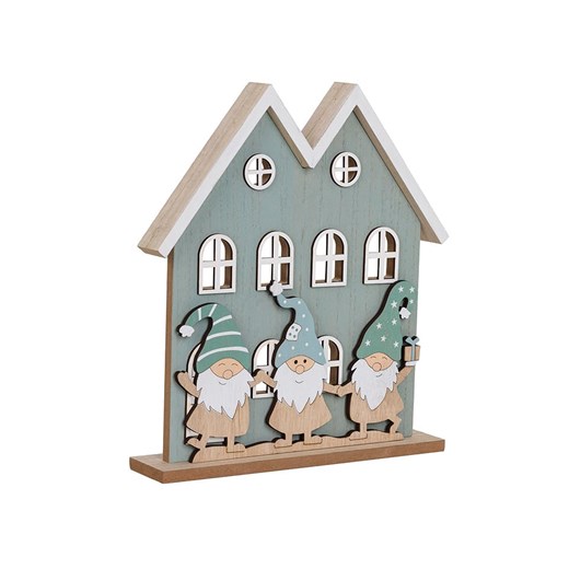 Profiline Dekoracyjna figurka LED &quot;Houses &amp; Gnomes&quot; w kolorze błękitnym - 25 x 28 cm ze sklepu Limango Polska w kategorii Dekoracje - zdjęcie 187298515