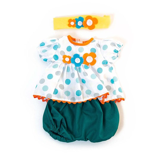 Miniland Ubranko w kolorze biało-zielono-żółtym dla lalki - 3+ - id: 17107191 - marki Miniland - 187298559 Miniland Ubranko w kolorze biało-zielono-żółtym dla lalki - 3+ ze sklepu Limango Polska w kategorii Zabawki - zdjęcie 187298559