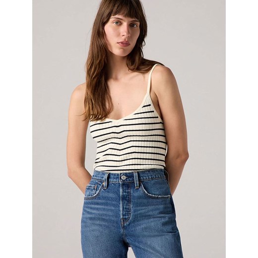 Levi&apos;s Top w kolorze kremowo-czarnym L promocja Limango Polska