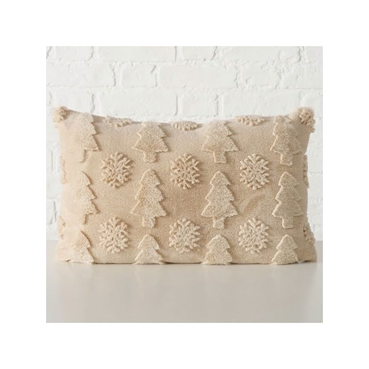 Boltze Poduszka &quot;Naina&quot; w kolorze beżowym - 48 x 30 cm ze sklepu Limango Polska w kategorii Poduszki dekoracyjne - zdjęcie 187298809