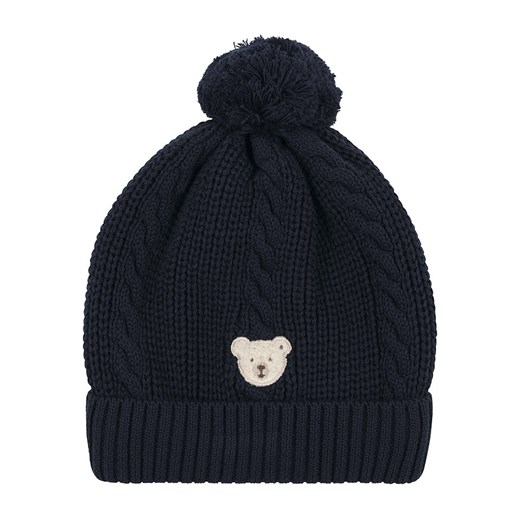 Steiff Czapka dzianinowa w kolorze granatowym - id: 17892491 - marki Steiff - 187299035 Steiff Czapka dzianinowa w kolorze granatowym ze sklepu Limango Polska w kategorii Czapki dziecięce - zdjęcie 187299035