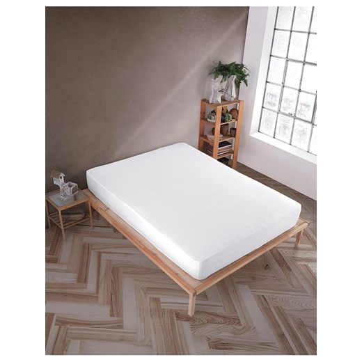 Elizabed Prześcieradło w kolorze białym na gumce - id: 16594012 - marki Elizabed - 187299605 Elizabed Prześcieradło w kolorze białym na gumce ze sklepu Limango Polska w kategorii Prześcieradła - zdjęcie 187299605