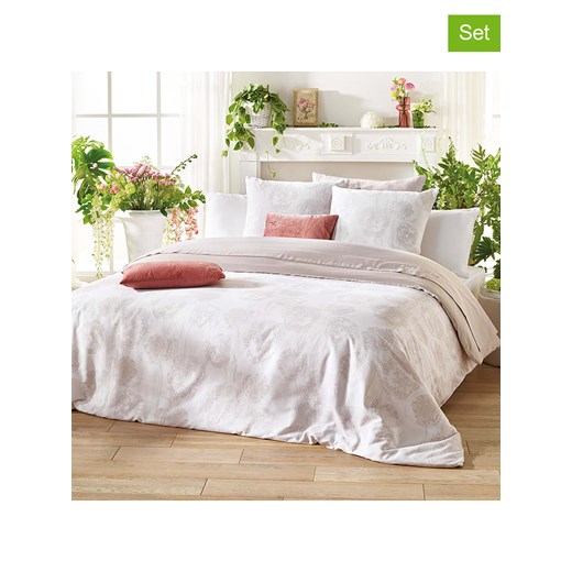 Cacharel Satynowe poszewki (2 szt.) w kolorze białym na poduszkę - id: 17368948 - marki Cacharel - 187299636 Cacharel Satynowe poszewki (2 szt.) w kolorze białym na poduszkę ze sklepu Limango Polska w kategorii Poduszki dekoracyjne - zdjęcie 187299636