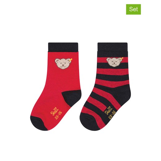 Steiff Skarpety (2 pary) w kolorze czerwonym - id: 17769660 - marki Steiff - 187299748 Steiff Skarpety (2 pary) w kolorze czerwonym ze sklepu Limango Polska w kategorii Skarpetki dziecięce - zdjęcie 187299748