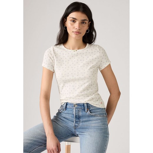 Levi&apos;s Koszulka w kolorze kremowym L promocja Limango Polska