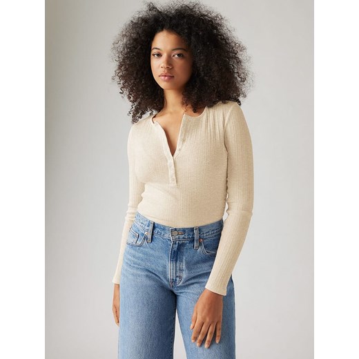Levi's Koszulka w kolorze kremowym - id: 17870478 - marki Levi's - 187299985 Levi's Koszulka w kolorze kremowym ze sklepu Limango Polska w kategorii Bluzki damskie - zdjęcie 187299985