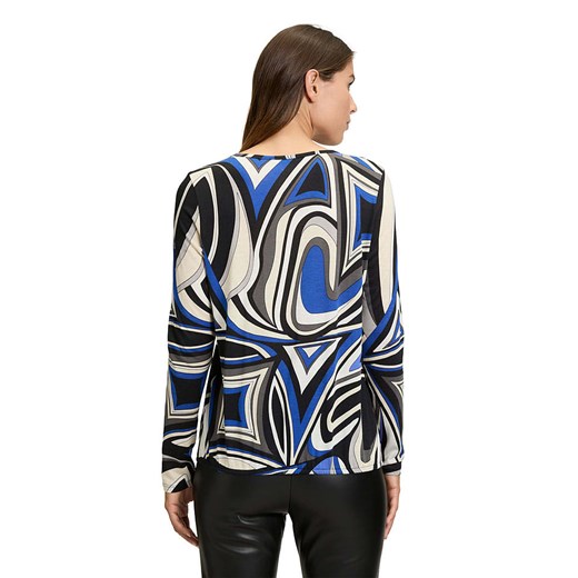 Betty Barclay Koszulka w kolorze kremowo-niebiesko-czarnym 38 Limango Polska okazyjna cena