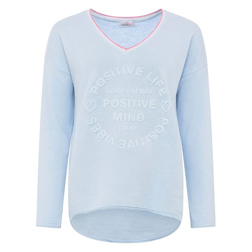 Zwillingsherz Bluza "Positive Mind" w kolorze błękitnym Zwillingsherz L/XL wyprzedaż Limango Polska
