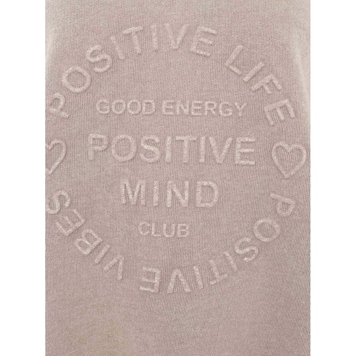 Zwillingsherz Bluza &quot;Positive Mind&quot; w kolorze szarobrązowym Zwillingsherz S/M promocyjna cena Limango Polska