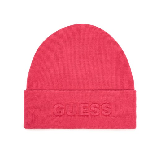 Czapka Guess AW5179 POL01 Różowy ze sklepu eobuwie.pl w kategorii Czapki zimowe damskie - zdjęcie 187300215