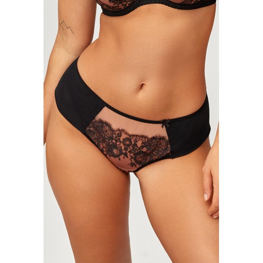 Brazyliany Azal Skarlet czarny - id: 39589 - marki Azal - 187300806 Brazyliany Azal Skarlet czarny ze sklepu kontri.pl w kategorii Majtki damskie - zdjęcie 187300806