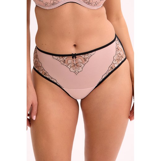 Figi Gaia 1332P Xenia różowo-czarny Gaia 4XL kontri.pl