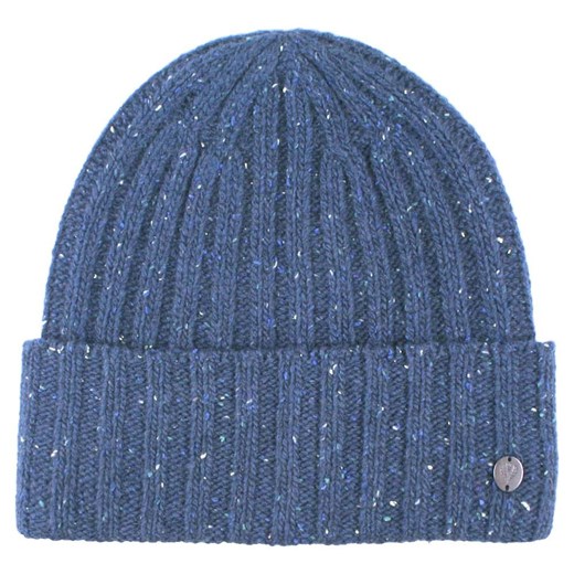 Ciepła, Wełnina Czapka (Beanie) - V. Fraas - Niebieski Melanż CPAFRSbeanie03ciemNIEB - id: 24279 - marki V. Fraas - 187301048 Ciepła, Wełnina Czapka (Beanie) - V. Fraas - Niebieski Melanż CPAFRSbeanie03ciemNIEB ze sklepu JegoSzafa.pl w kategorii Czapki zimowe męskie - zdjęcie 187301048