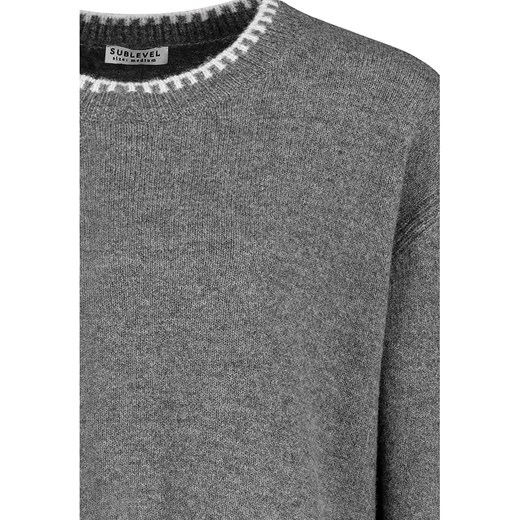Sublevel Sweter w kolorze antracytowym S promocja Limango Polska