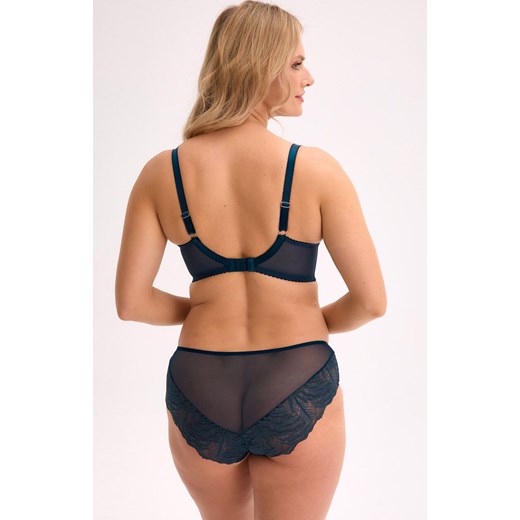 Gaia koronkowe figi damskie turkusowe Isla 1228, Kolor turkusowy, Rozmiar 2XL, Gaia ze sklepu Intymna w kategorii Majtki damskie - zdjęcie 187302478