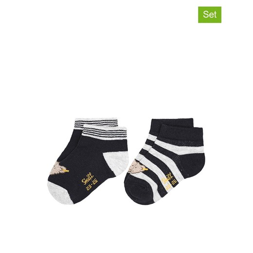 Steiff Skarpety (2 pary) w kolorze czarnym Steiff 26 promocja Limango Polska