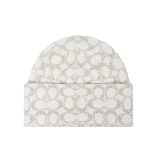 Czapka Coach 29CW913 Écru ze sklepu eobuwie.pl w kategorii Czapki zimowe damskie - zdjęcie 187302745