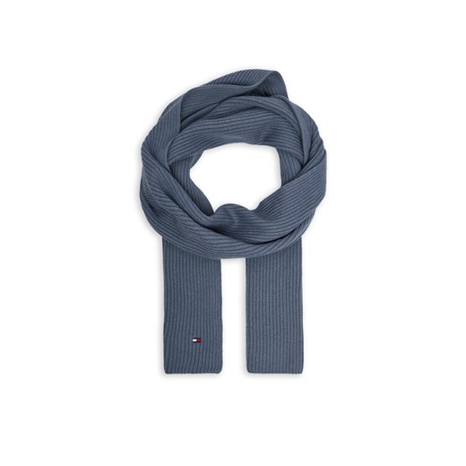 Szalik Tommy Hilfiger Flag AM0AM12847 Niebieski ze sklepu eobuwie.pl w kategorii Szaliki męskie - zdjęcie 187302747