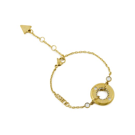 Bransoletka Guess Just Guess JUBB03 113JW Żółte złocenie ze sklepu eobuwie.pl w kategorii Bransoletki - zdjęcie 187302769