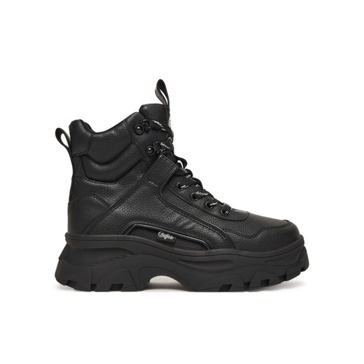 Trzewiki Buffalo Venom Mid 1622618 Czarny ze sklepu eobuwie.pl w kategorii Botki - zdjęcie 187302855