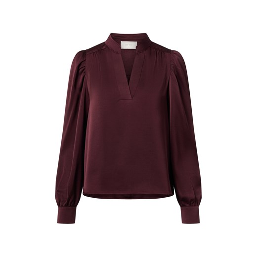 Neo Noir Bluzka damska - Rosslyn Kobiety Sztuczne włókno bakłażanowy jednolity ze sklepu vangraaf w kategorii Bluzki damskie - zdjęcie 187303615