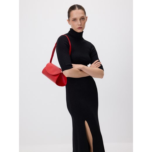 Reserved - Sukienka z wiskozą - czarny ze sklepu Reserved w kategorii Sukienki - zdjęcie 187303705