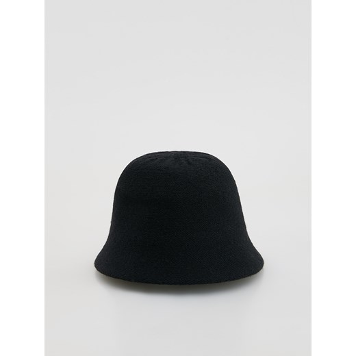 Reserved - Kapelusz bucket z wełną - czarny Reserved S Reserved