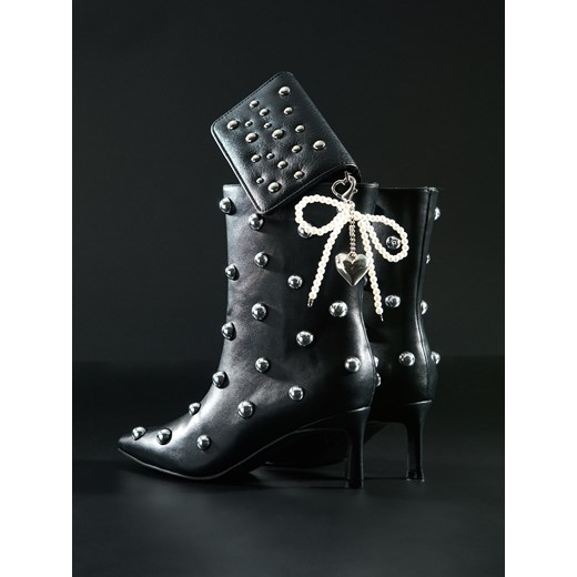 Sinsay - Brelok ze srebrnym sercem i koralikami - wielobarwny Sinsay One Size Sinsay