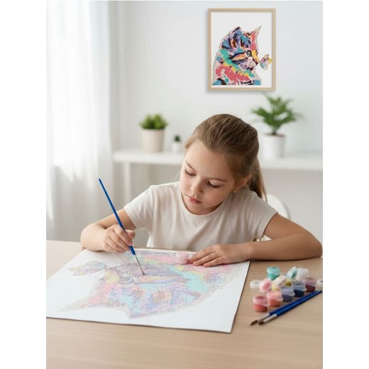 Sinsay - Zestaw do malowania po numerach - wielobarwny ze sklepu Sinsay w kategorii Zabawki - zdjęcie 187305958