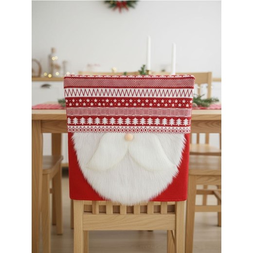 Sinsay - Dekoracja świąteczna na oparcie krzesła - czerwony ze sklepu Sinsay w kategorii Dekoracje bożonarodzeniowe - zdjęcie 187305966
