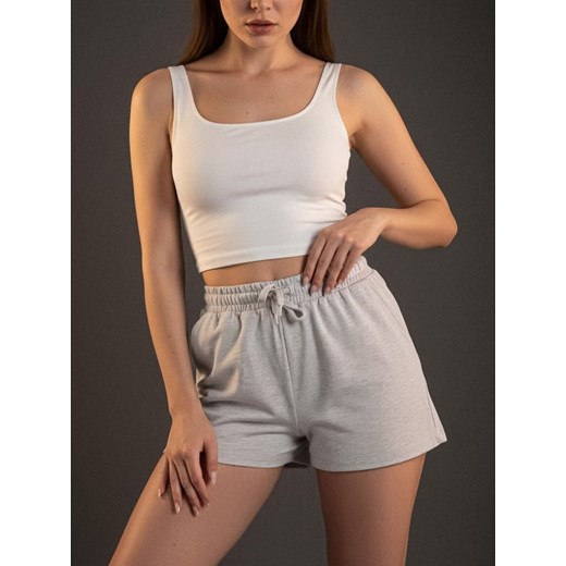 Sinsay - Szorty dresowe z wiązaniem - szary ze sklepu Sinsay w kategorii Szorty - zdjęcie 187305977