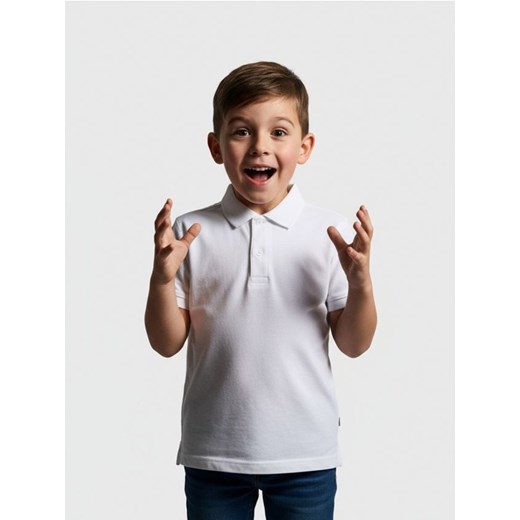 Sinsay - Koszulka polo - biały ze sklepu Sinsay w kategorii T-shirty chłopięce - zdjęcie 187306005