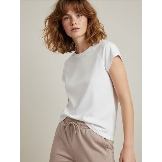 Sinsay - Koszulka - biały ze sklepu Sinsay w kategorii Bluzki damskie - zdjęcie 187306026