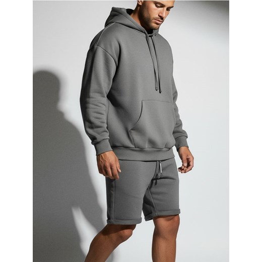 Sinsay - Szorty slim fit - szary ze sklepu Sinsay w kategorii Spodenki męskie - zdjęcie 187306055