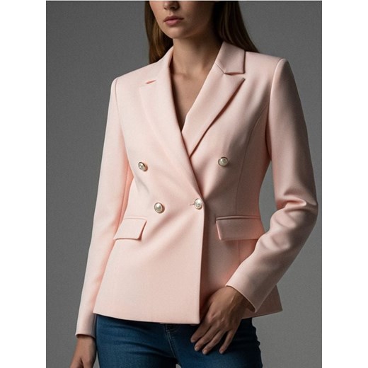 Sinsay - Żakiet z ozdobnymi guzikami - różowy Sinsay XS Sinsay