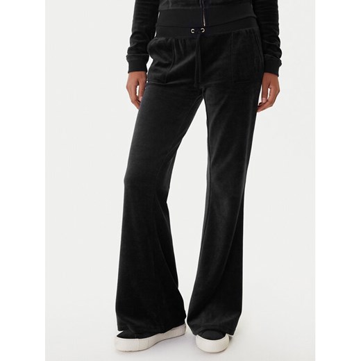 Juicy Couture Spodnie dresowe Caisa JCSEBJ008G Czarny Slim Fit - id: 0000305588944 - marki Juicy Couture - 187306207 Juicy Couture Spodnie dresowe Caisa JCSEBJ008G Czarny Slim Fit ze sklepu MODIVO w kategorii Spodnie damskie - zdjęcie 187306207