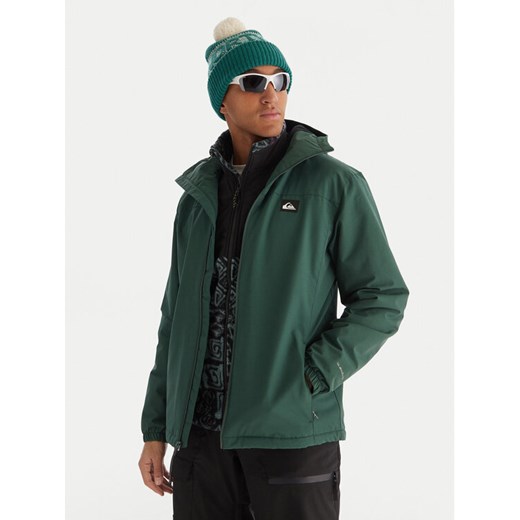 Quiksilver Kurtka przejściowa Overcast 3K EQYJK04202 Zielony Regular Fit ze sklepu MODIVO w kategorii Kurtki męskie - zdjęcie 187306218