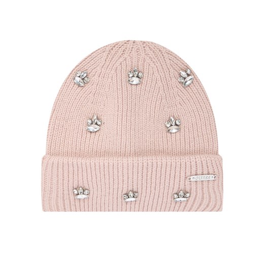 Guess Czapka AW5198 POL01 Różowy ze sklepu MODIVO w kategorii Czapki zimowe damskie - zdjęcie 187306228
