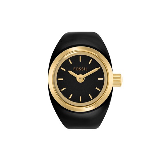 Fossil Zegarek Watch Ring ES5413 Czarny ze sklepu MODIVO w kategorii Zegarki - zdjęcie 187306246