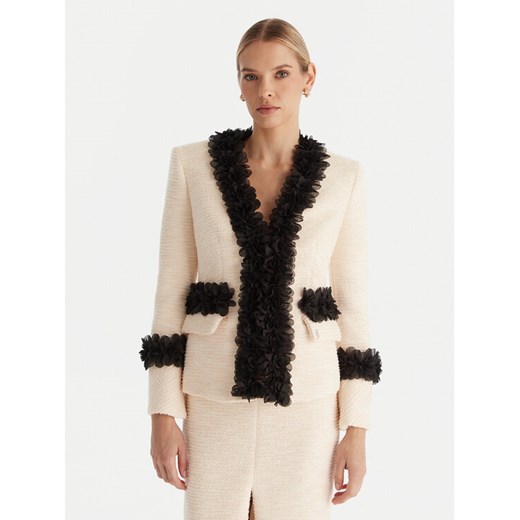 Babylon Marynarka S00750 Écru Regular Fit - id: 0000305912336 - marki BABYLON - 187306256 Babylon Marynarka S00750 Écru Regular Fit ze sklepu MODIVO w kategorii Marynarki damskie - zdjęcie 187306256