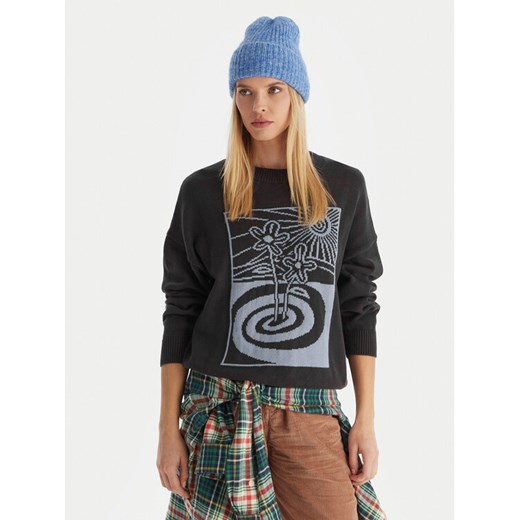 Quiksilver Sweter Barnwell EQWSW03026 Szary Regular Fit - id: 0000305690340 - marki Quiksilver - 187306315 Quiksilver Sweter Barnwell EQWSW03026 Szary Regular Fit ze sklepu MODIVO w kategorii Swetry damskie - zdjęcie 187306315