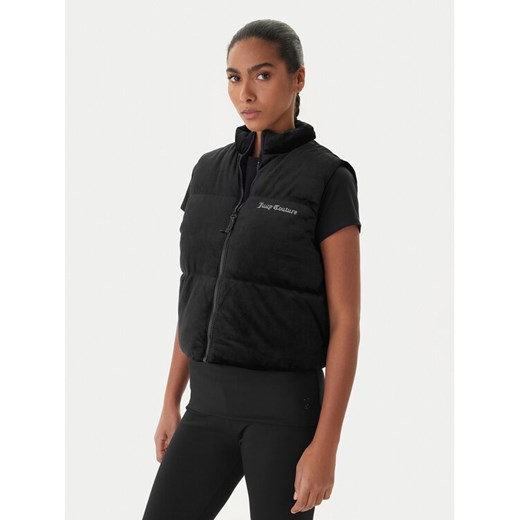 Juicy Couture Bezrękawnik Lightening JCOGL225551 Czarny Regular Fit ze sklepu MODIVO w kategorii Kamizelki damskie - zdjęcie 187306365