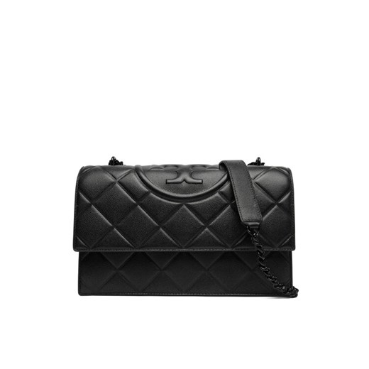 Tory Burch Torebka Fleming Soft Grain Convertible Shoulder Bag 169791 Czarny - id: 0197865334378 - marki Tory Burch - 187306398 Tory Burch Torebka Fleming Soft Grain Convertible Shoulder Bag 169791 Czarny ze sklepu MODIVO w kategorii Listonoszki - zdjęcie 187306398