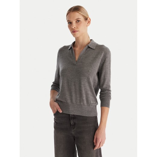 Calvin Klein Sweter LV044A305G Szary Regular Fit - id: 0000305379245 - marki Calvin Klein - 187306478 Calvin Klein Sweter LV044A305G Szary Regular Fit ze sklepu MODIVO w kategorii Swetry damskie - zdjęcie 187306478
