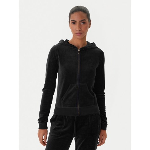 Juicy Couture Bluza Robyn JCSEBJ007G Czarny Slim Fit - id: 0000305588913 - marki Juicy Couture - 187306506 Juicy Couture Bluza Robyn JCSEBJ007G Czarny Slim Fit ze sklepu MODIVO w kategorii Bluzy damskie - zdjęcie 187306506