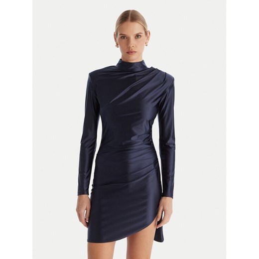 ACCESS FASHION Sukienka koktajlowa 54-3037-170 Granatowy Slim Fit ze sklepu MODIVO w kategorii Sukienki - zdjęcie 187306518