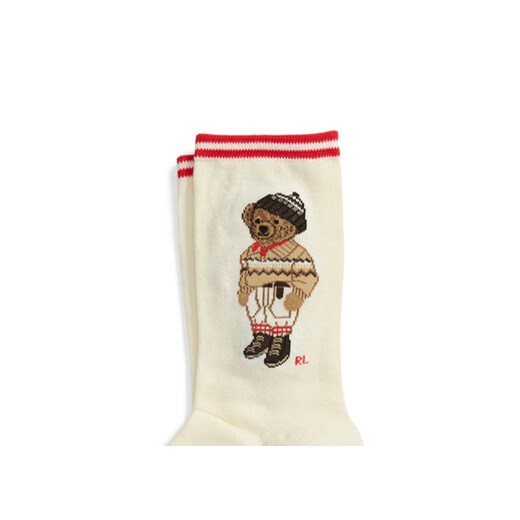 Polo Ralph Lauren Skarpety długie 455982952001 Écru Polo Ralph Lauren 40_43 MODIVO